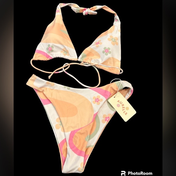 Aurelle Bikini 2 Piece Swim. Medium NWT - Picture 1 of 13